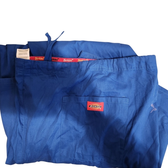 Dickies Blue Scrub Pants - Picture 2 of 7